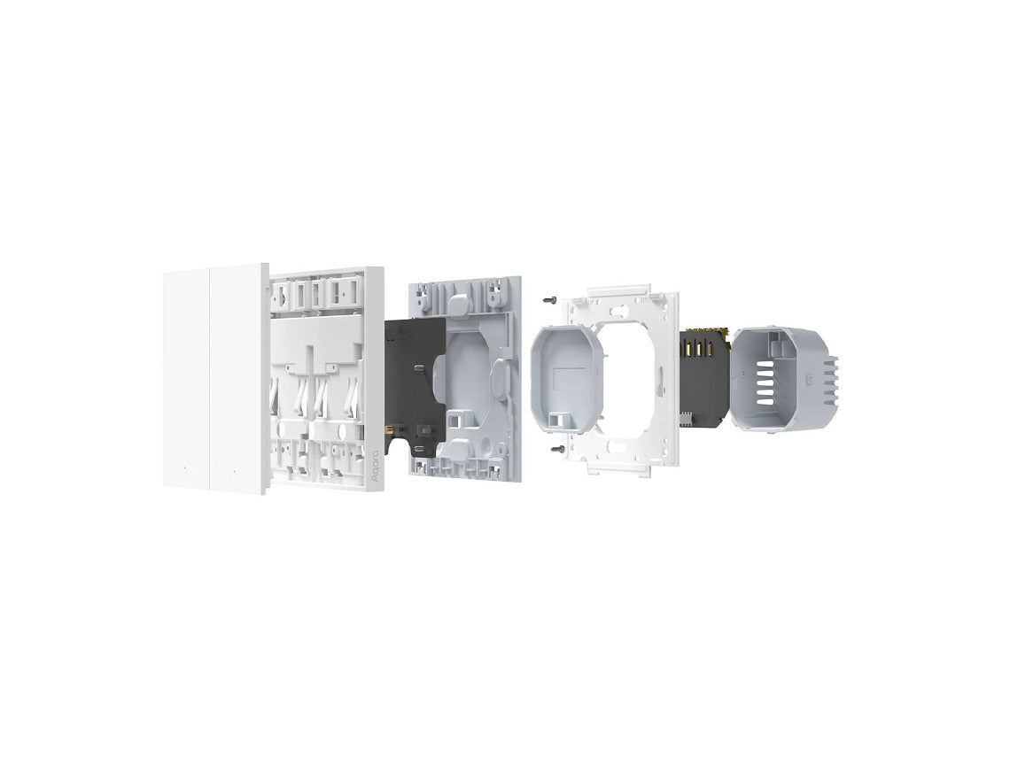 AQARA - Interruptor de pared inteligente H1 - Sin neutro basculante simple