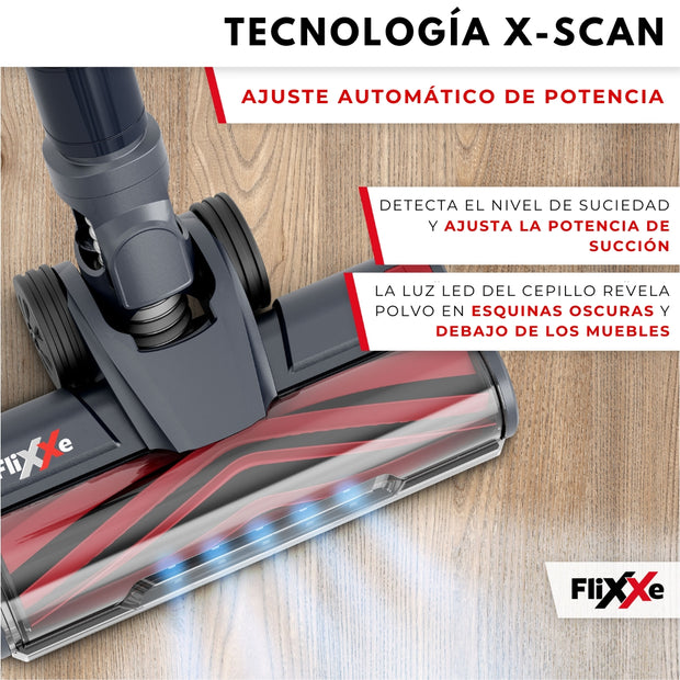 FliXXe Aspiradora inalámbrica T12 150W
