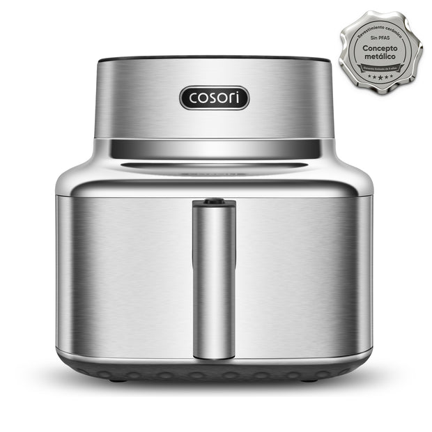 Cosori ICONIC Single Smart 6,2 L en acier inoxydable avec panier, sans PFAS