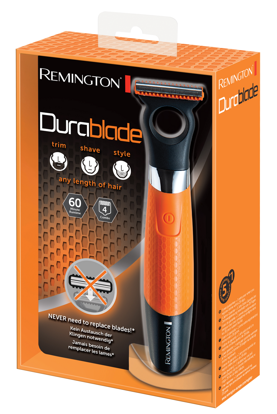 Tondeuse REMINGTON MB050 E51 DuraBlade : Précision et style à chaque coupe
