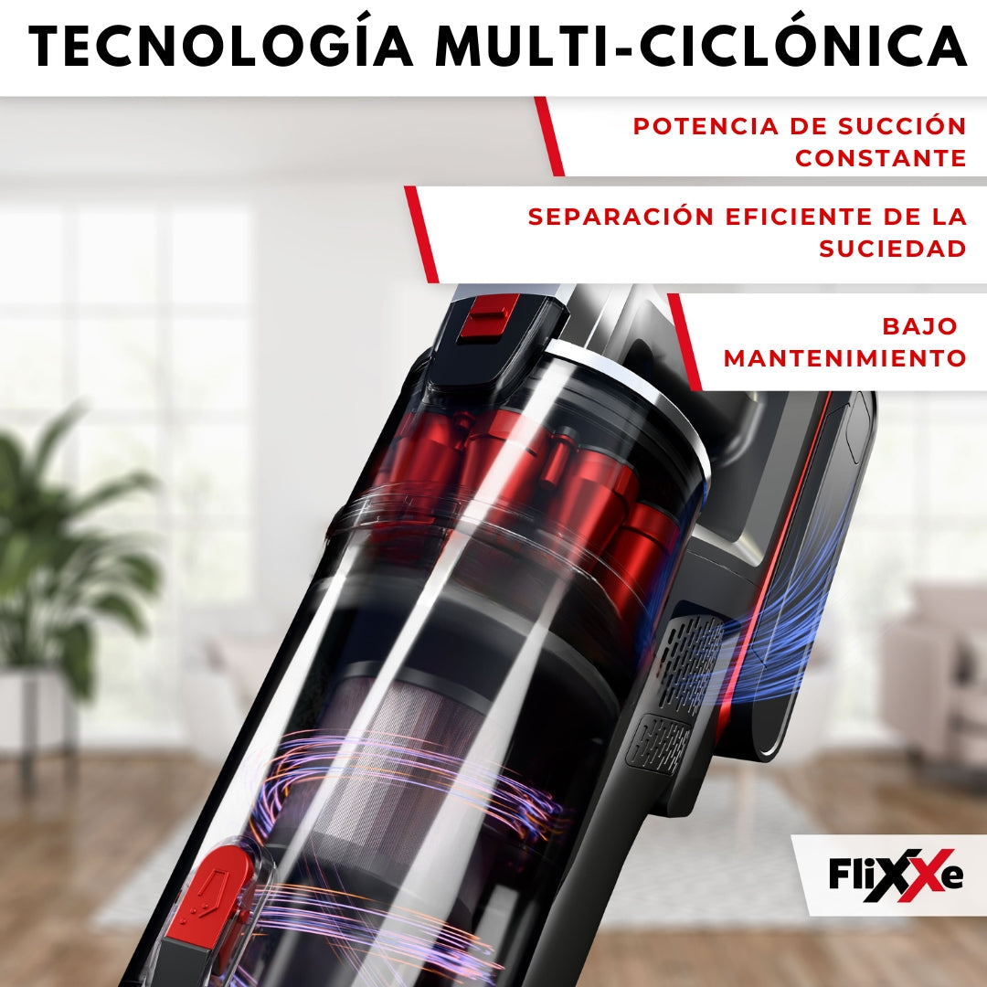 FliXXe Aspiradora inalámbrica T12 150W