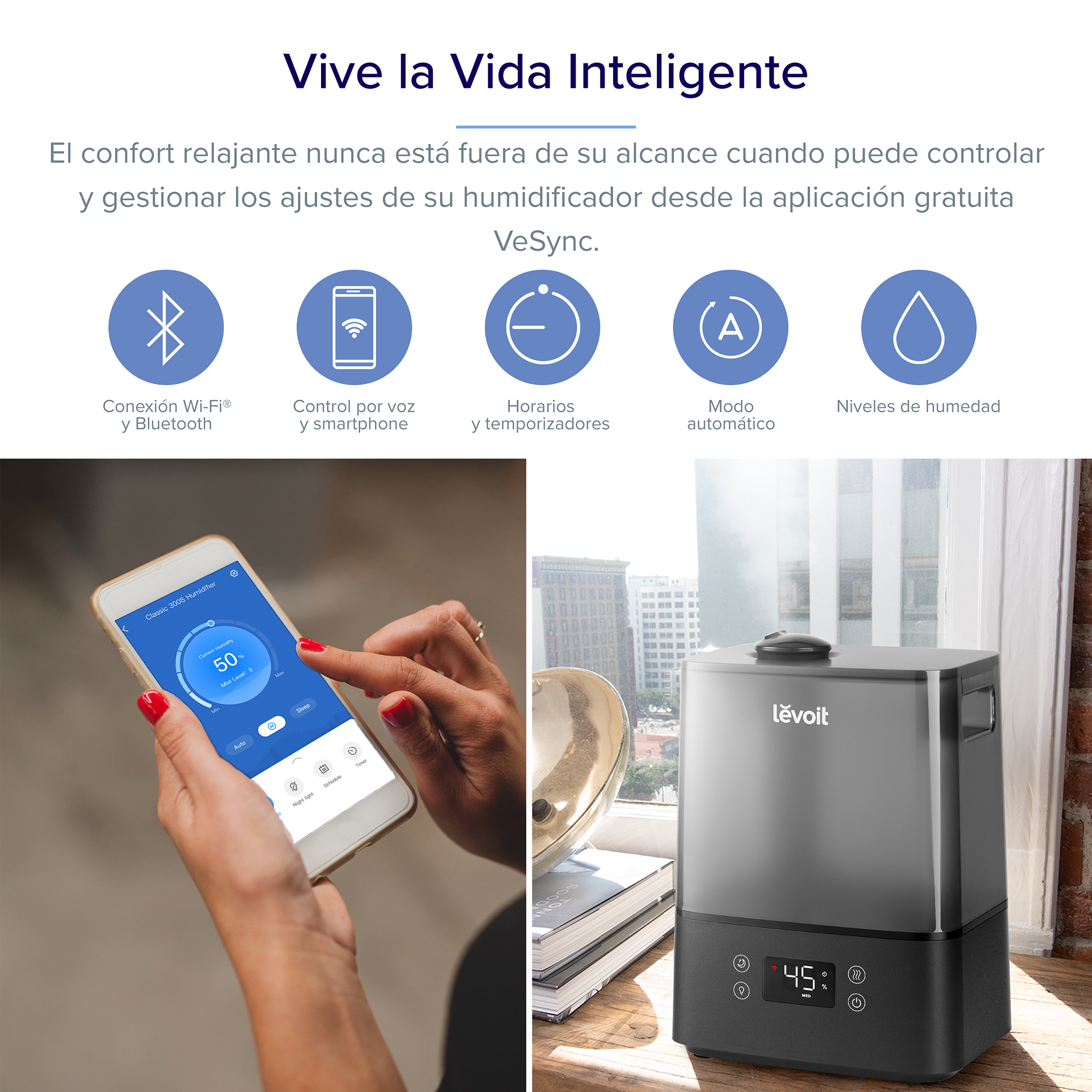 LEVOIT - Humidificador de aire Classic 300S Pro