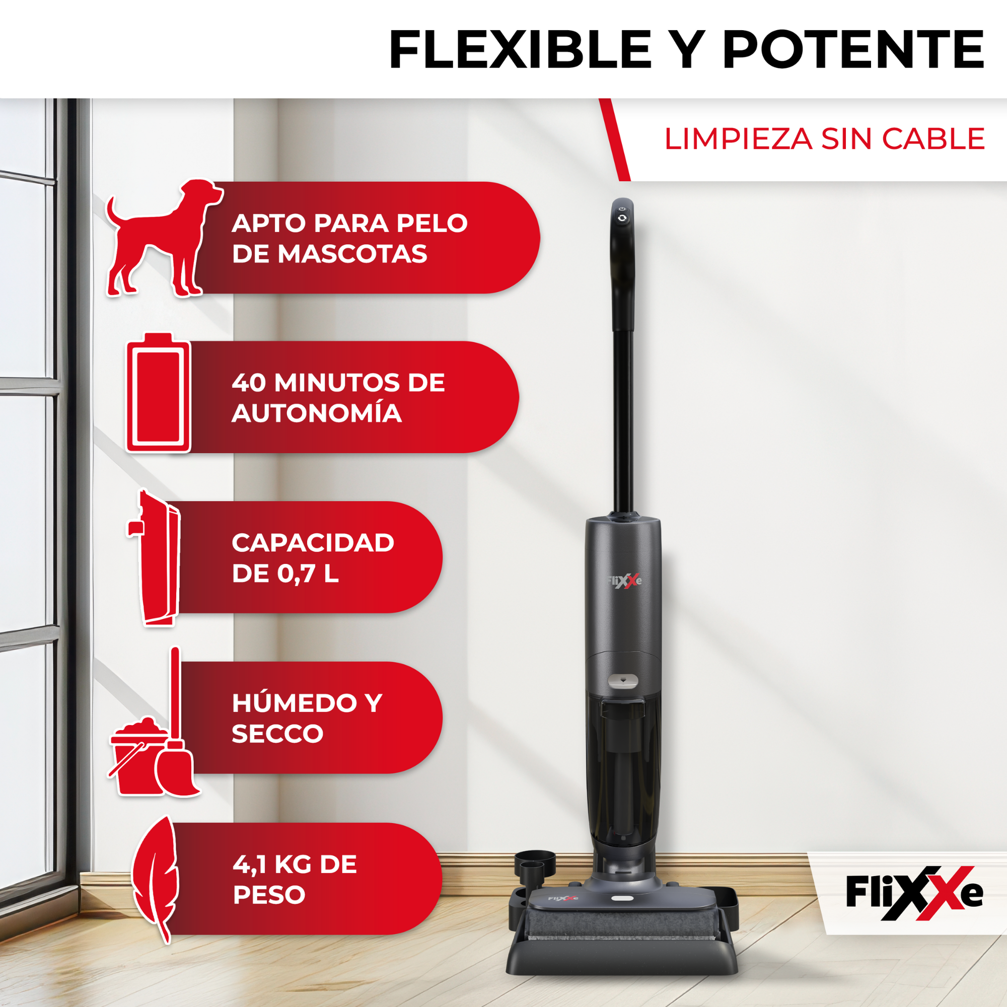 Aspirateur multifonction eau et poussière FliXXe X3 Premium 150W