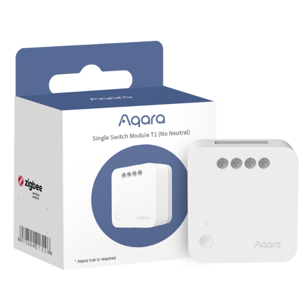 Aqara - Módulo de interruptor T1, sin cable neutro, con conexión Zigbee, compatible con Alexa
