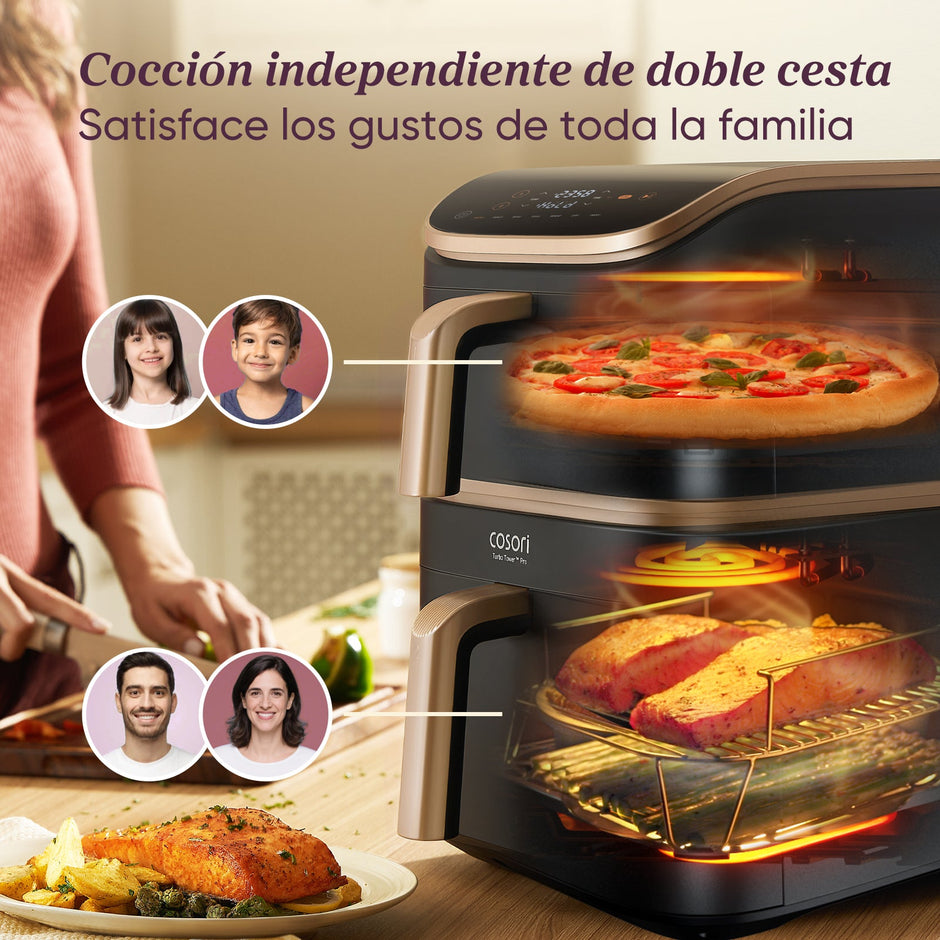 COSORI - Turbo Tower Pro Smart Chef Edition – Freidora de Aire de Torre 10.8L