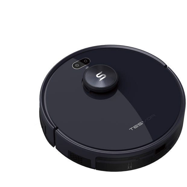 TESVOR S6 - Aspirateur robot avec navigation laser, ultra-puissant (2700 Pa), autonomie de 120 minutes, élimination des allergènes, application de commande vocale et zones sans cible