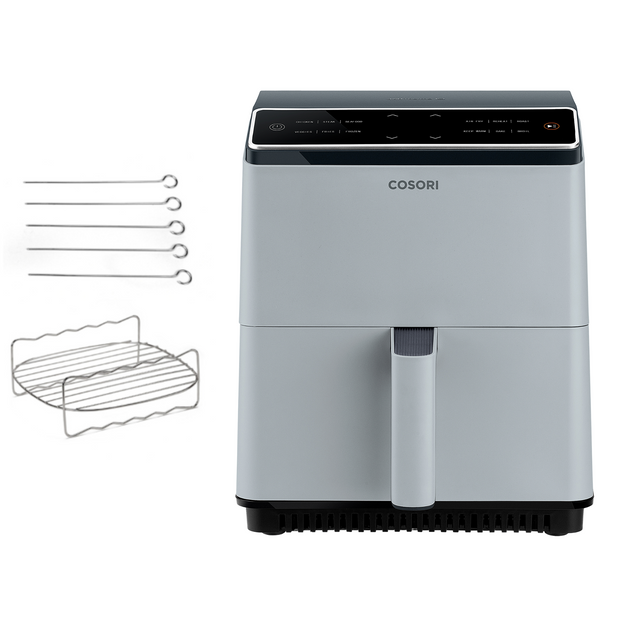 COSORI - Freidora de aire Dual Blaze Chef Edition Gris 6,4 litros