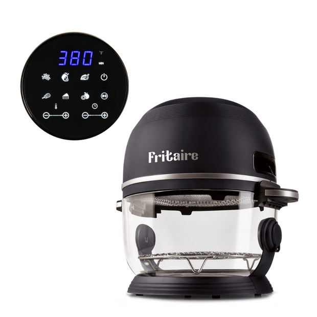 Fritaire - Glass Bowl Air Fryer - Black