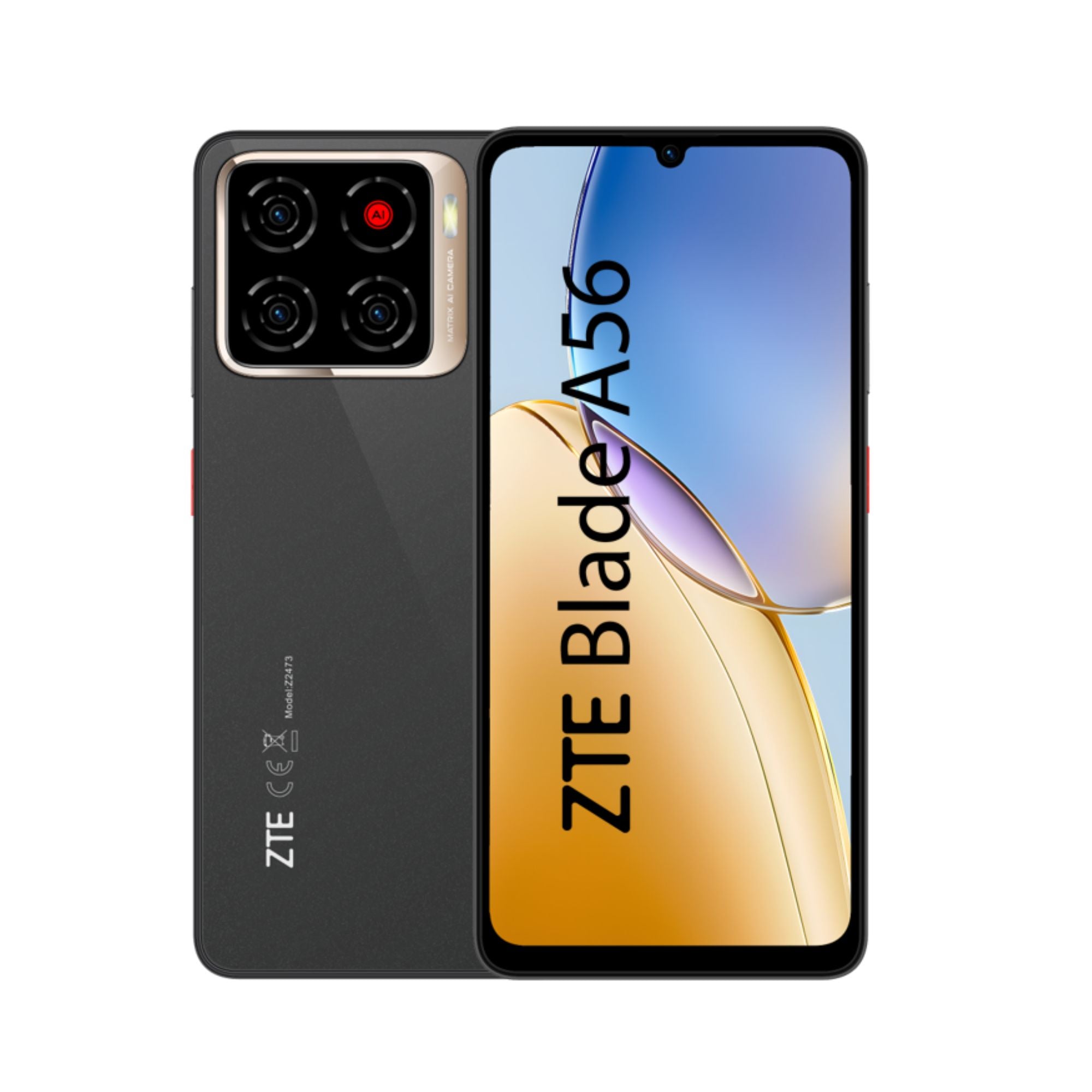 ZTE Blade A56 4+128 Go (4G), écran 6,75
