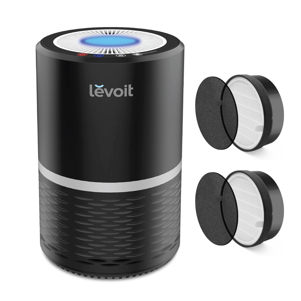 LEVOIT- Purificador de aire TRUE HEPA LV-H132 Negro