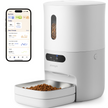 Distributeur automatique de nourriture pour chats Pawsync 3,6 L, Wi-Fi 2,4 GHz avec rapport diététique via application, sans BPA, bol en acier inoxydable 304, jusqu'à 10 repas, double bol pour nourrir chats et chiens.