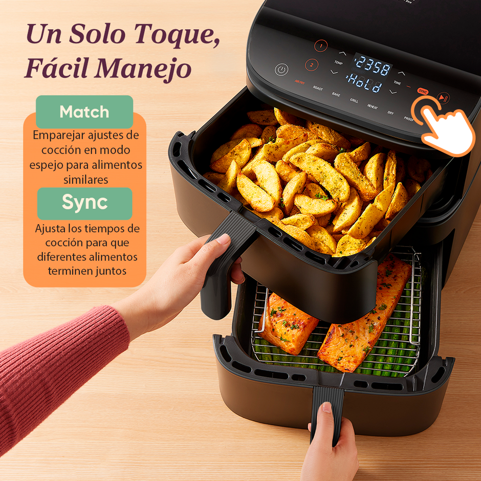 COSORI - Turbo Tower Basic Chef Edition – Freidora de Aire de Torre 10.8L