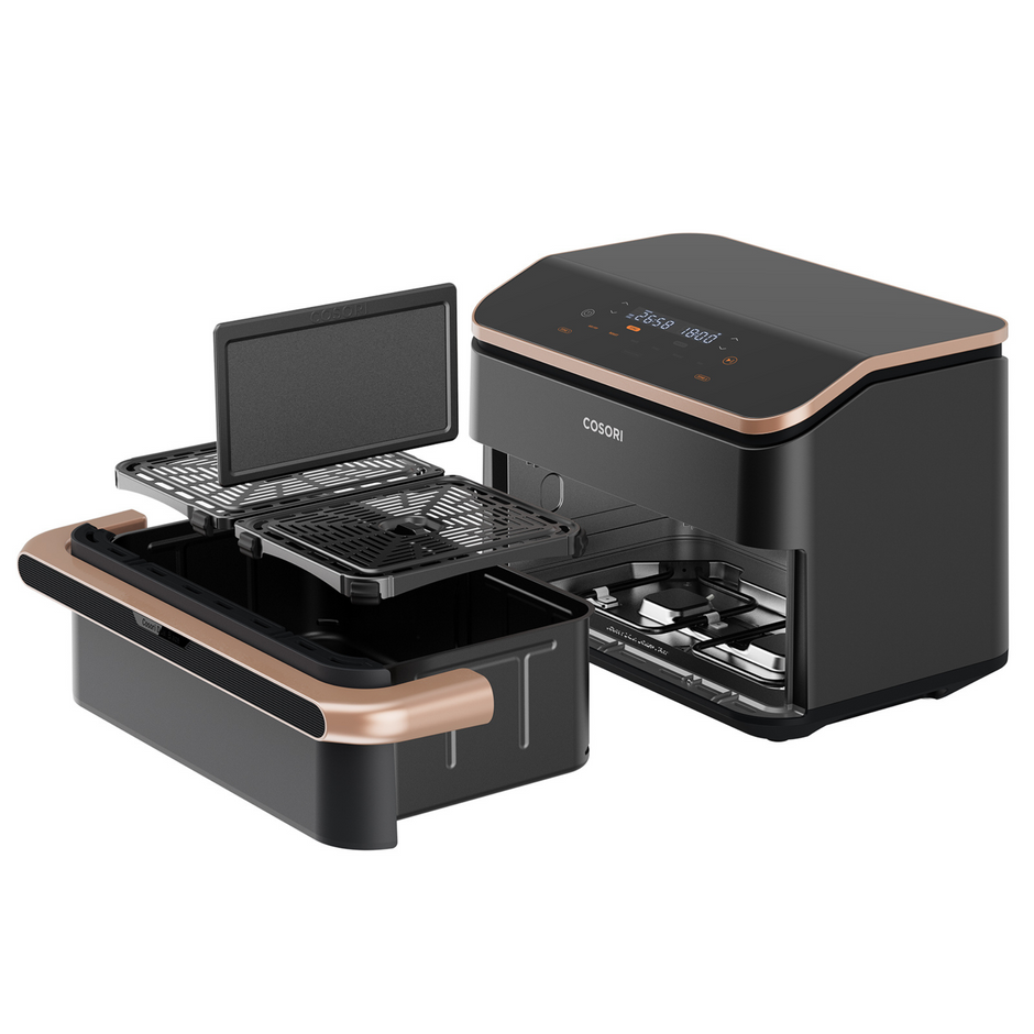 COSORI - Freidora de aire Dual Blaze Twinfry™ Chef Edition con capacidad 10L