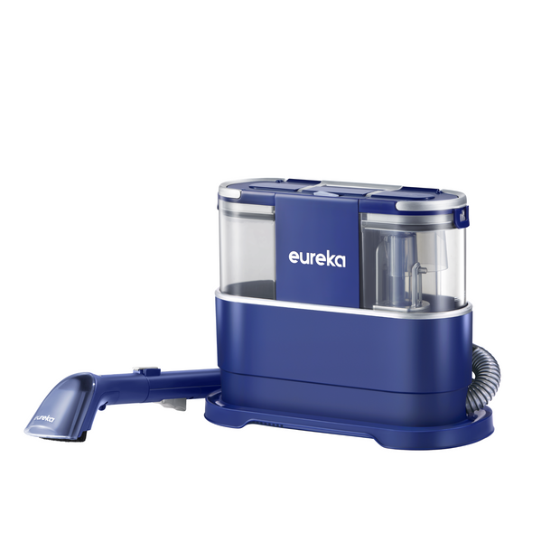 Eureka NEY100 Aspiradora para alfombras, Limpiador de manchas multisuperficie para alfombras, moquetas, tapicerías y coche, Depósito de agua de 1,5L