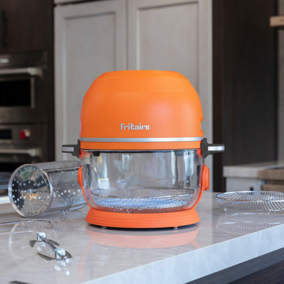 Fritaire - Glass Bowl Air Fryer - Orange
