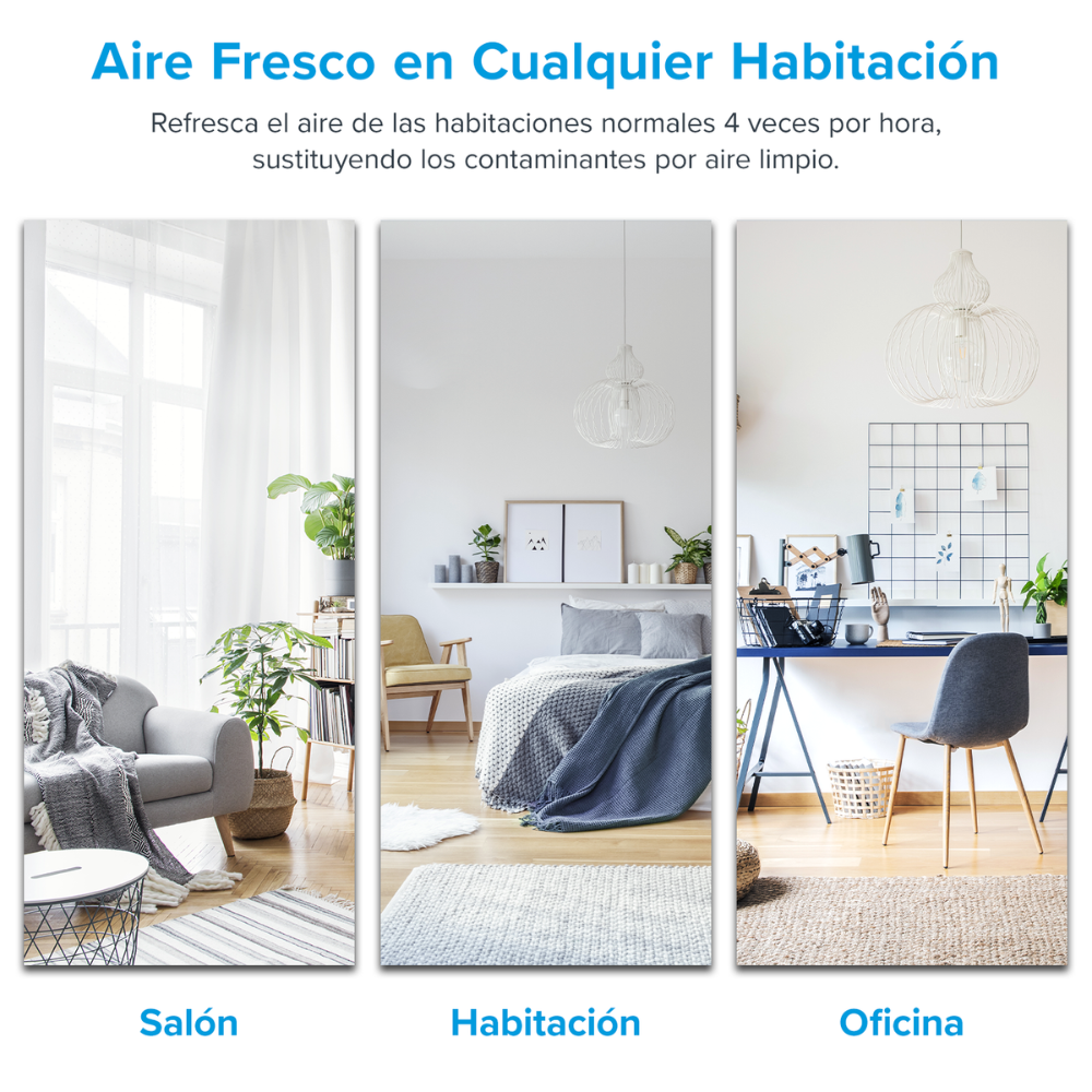 LEVOIT- Purificador de aire TRUE HEPA LV-H132 Negro