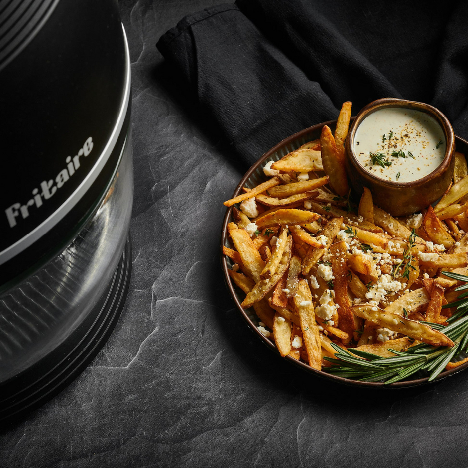 Friteuse à air chaud Fritaire - Bol en verre - Noire