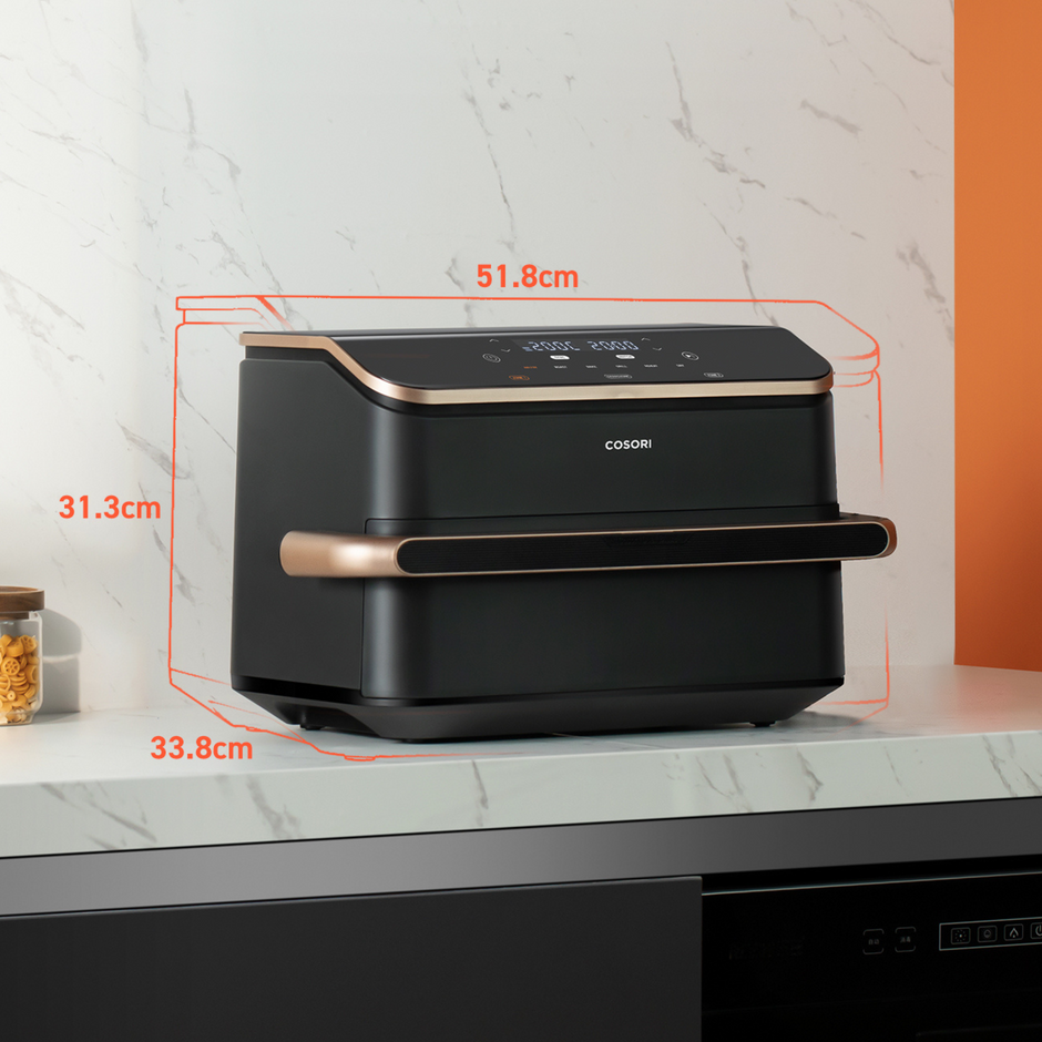COSORI - Freidora de aire Dual Blaze Twinfry™ Chef Edition con capacidad 10L