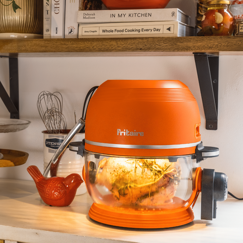 Fritaire - Glass Bowl Air Fryer - Orange