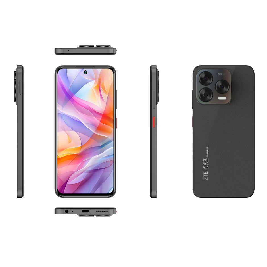 ZTE Blade V70 Vita 8+256 Go (4G), écran 6,7 pouces, double SIM - Gris pierre