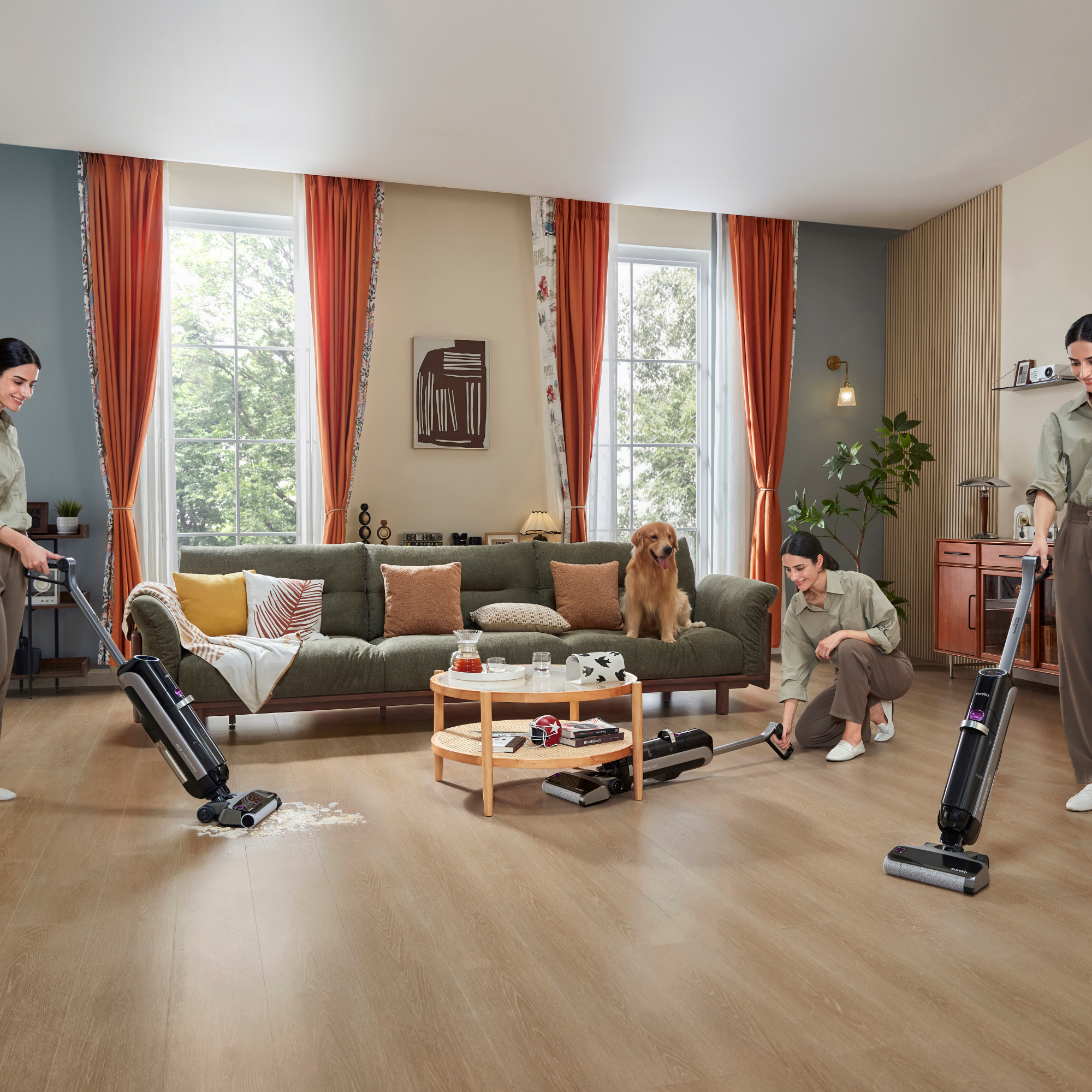 Aspirateur eau et poussière sans fil Eureka RapidWash NEW630, 21 600 Pa, 38 minutes d’autonomie, fonction autonettoyante et anti-enchevêtrement