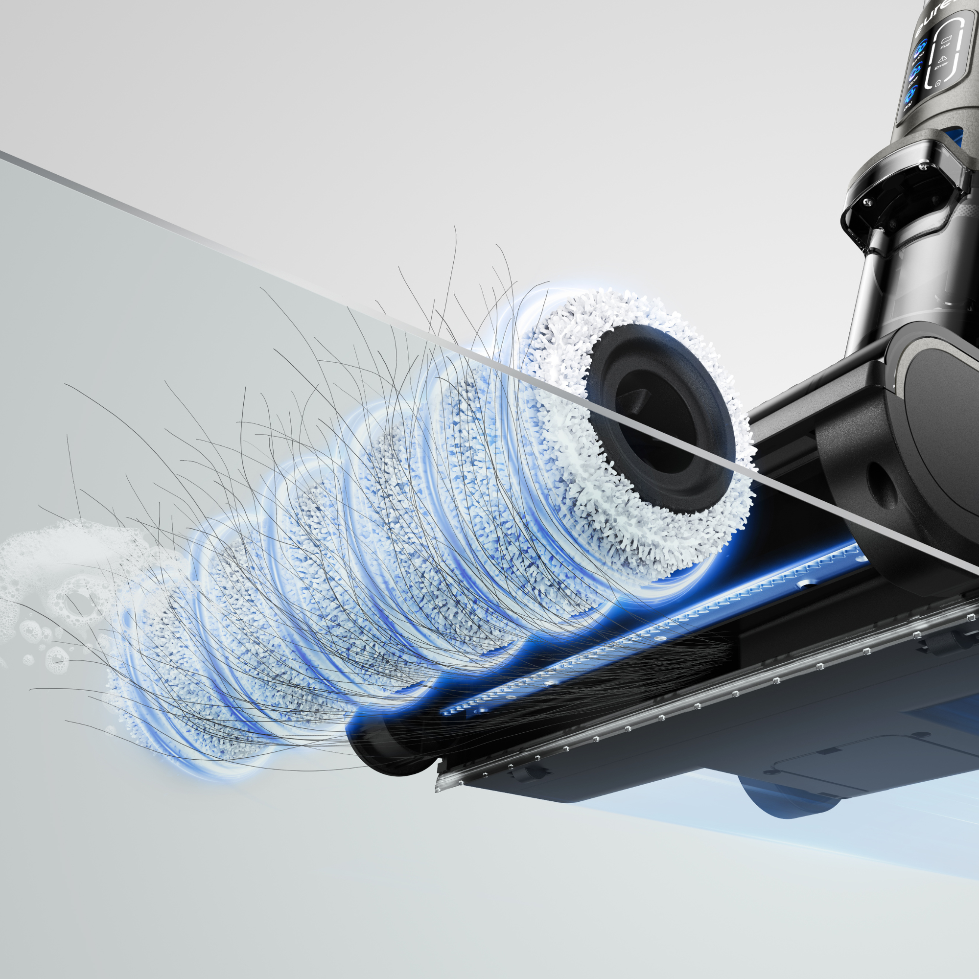 Eureka NEW430 Aspiradora en Seco y Húmedo Sin Cable, Friegasuelos Multisuperficie,  Pelo de Mascotas, Depósito Doble de Agua, Navegación por Voz