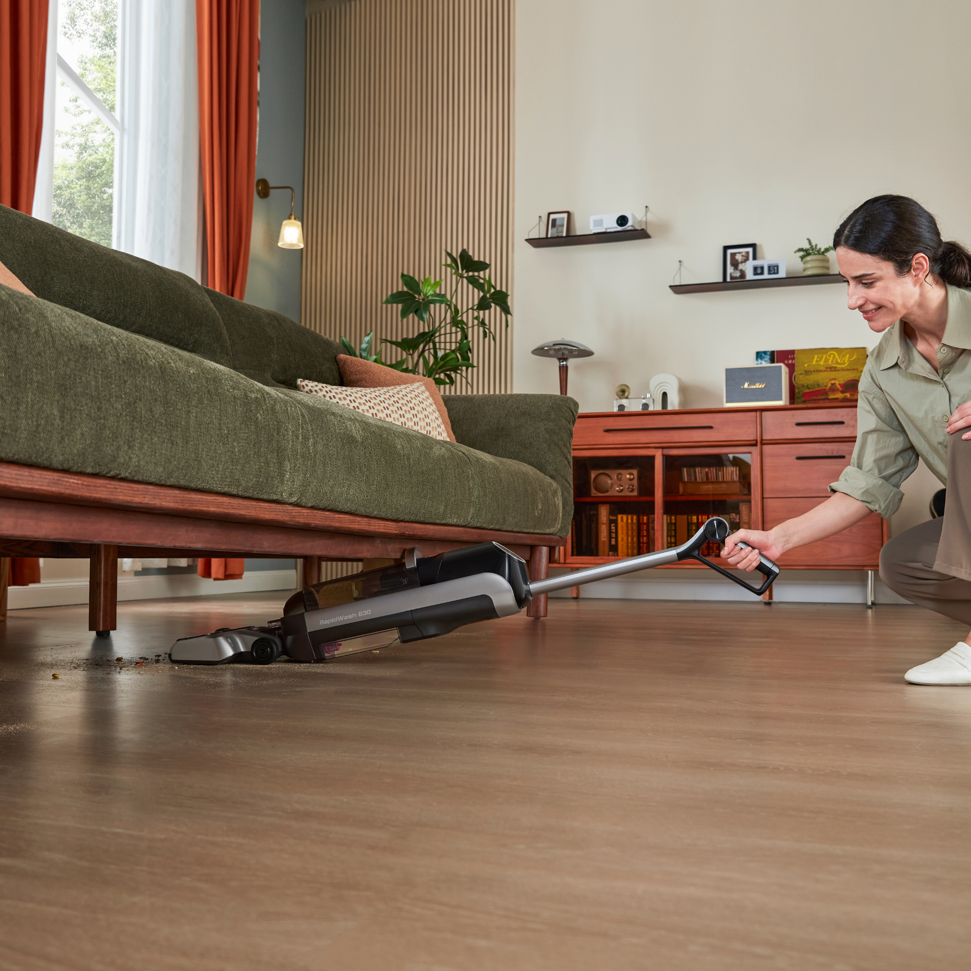 Aspirateur eau et poussière sans fil Eureka RapidWash NEW630, 21 600 Pa, 38 minutes d’autonomie, fonction autonettoyante et anti-enchevêtrement