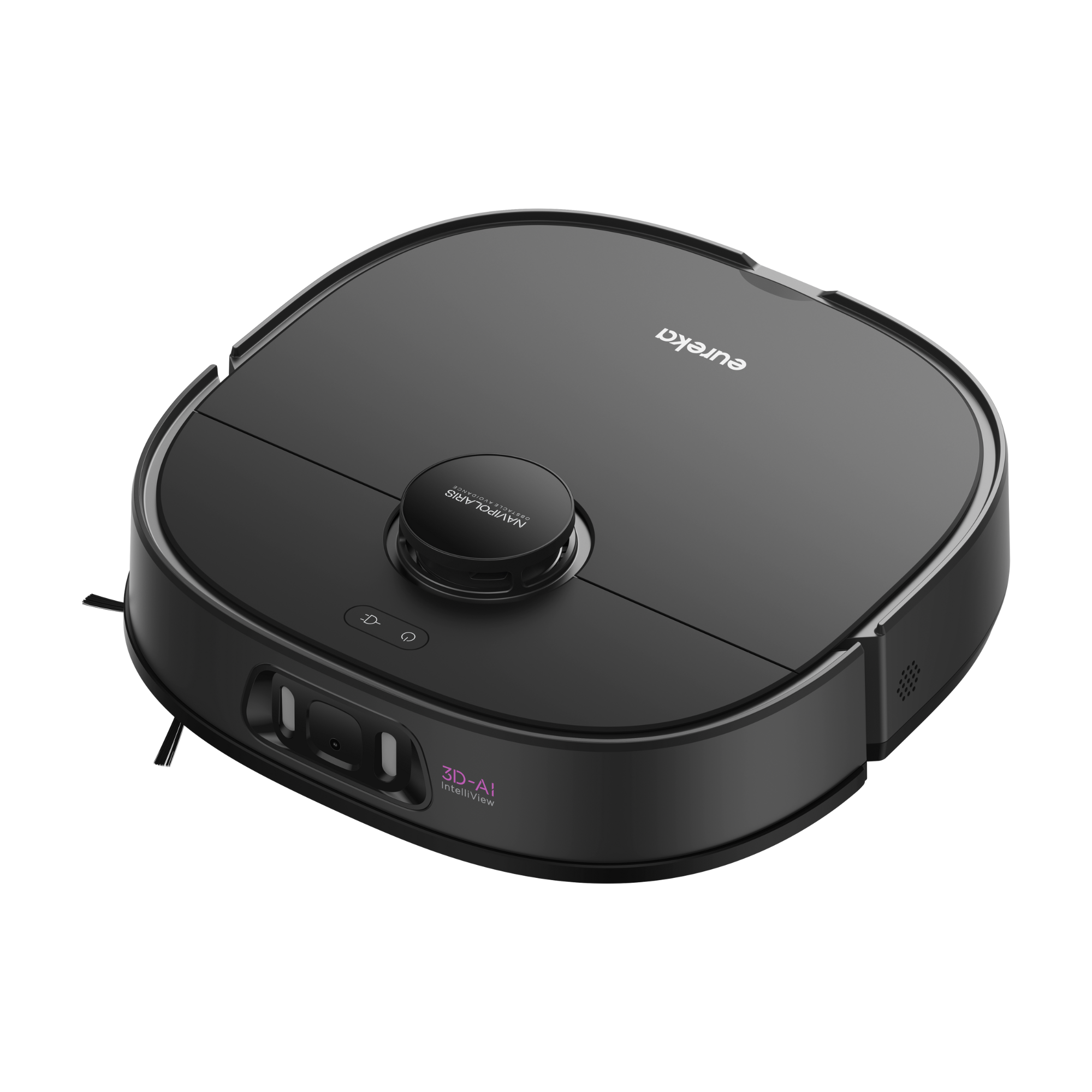 Aspirateur robot laveur Eureka J15 Pro Ultra avec aspiration de 16 200 Pa, système anti-emmêlement et lavage à l'eau chaude - Noir