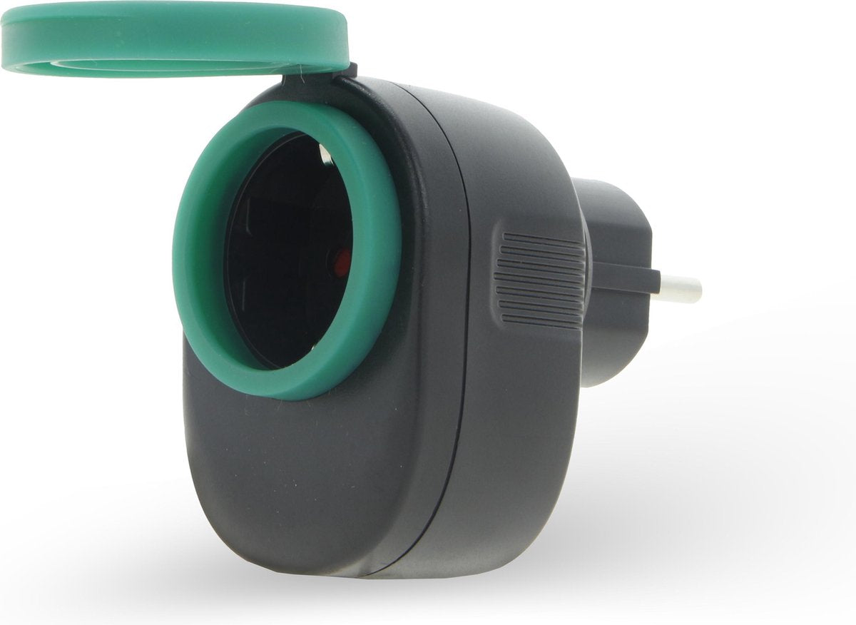 Qnect - Enchufe inteligente para exteriores Wi-Fi