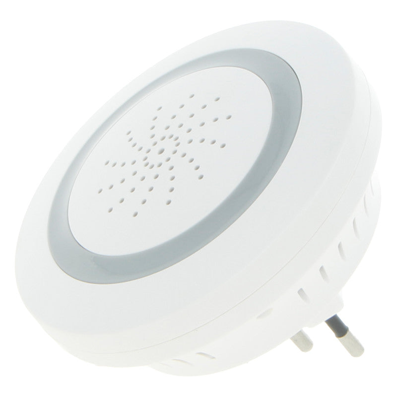 Qnect -  Sirena interior inteligente de 110 dB con Wi-Fi