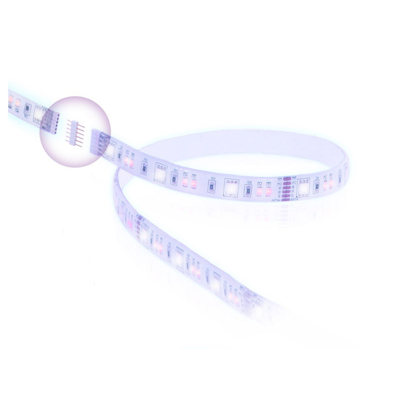 Qnect - Extensión para tira LED RGB Smart Wi-Fi 1 m 4,5 W