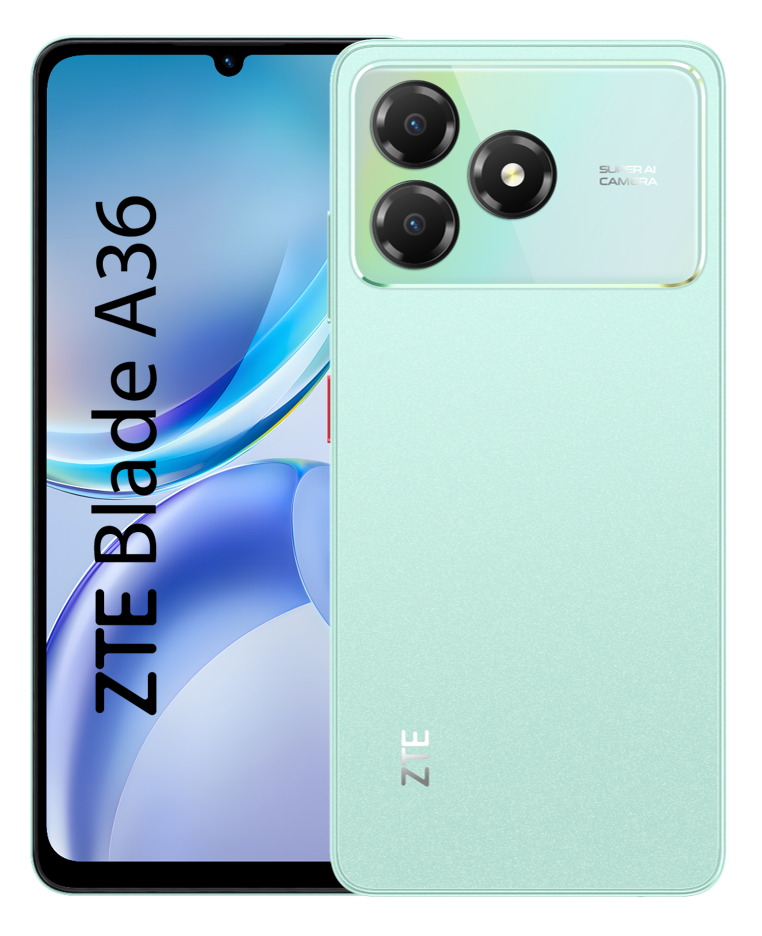 ZTE Blade A36 4+64 Go (4G), écran 6,75