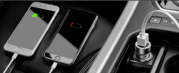 ROIDMI - Cargador de coche 2x USB de 18 W