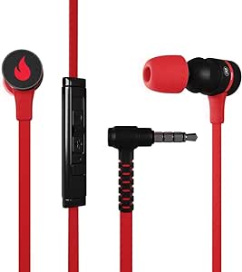 Flamefall Norax - Auriculares gaming HD con drivers de 10mm, micrófono con cancelación de ruido